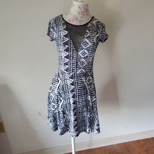 Urban outfitters mesh snake print dress